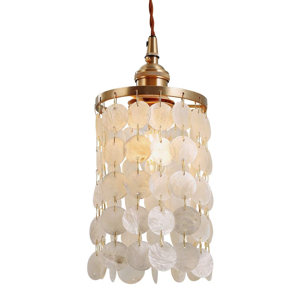 Amazon | VENUS LIGHTING カピス貝 プチシャンデリア レトロ